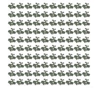 Lot de 100 clips de terrasse WPC, fixations en acier inoxydable pour panneaux composites en bois et plastique de 3 mm/5 mm (B7MM)