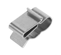 Lot de 100 clips en acier inoxydable 304 pour panneaux solaires - Système de gestion des câbles pour cadres photovoltaïques - Support de montage double fil - Support de serrage de 6 à 6,5 mm de