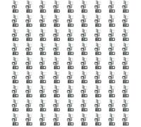 Lot de 100 clips fixation en acier inoxydable for terrasses composites. Systèmes à T avec vis(M)