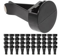 Lot de 100 clips pour grille d'aération de voiture, désodorisant, accessoires d'aromathérapie automobile (noir)