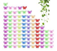 Lot de 100 clips pour orchidées - Pinces épaisses pour fleurs et fruitières - Pour jardin, terrasse, intérieur et extérieur