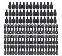 Lot de 100 clips pour tissu d'ombrage - Fermetures en maille avec poignée solide - Pinces de fixation réutilisables pour le jardin - Approches sûres pour filets de protection solaire