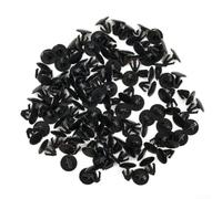 Lot de 100 Clips Retenue Capot ABS 11mm Pour Honda Accord Odyssey | Montage rapide outil Spécial pour joint de capot Tête 11mm Tige 8mm Fixation trous 6mm ABS pour robuste
