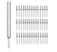 Lot de 100 clous en corne de mouton à double tête et faciles à utiliser pour l'installation de plinthe