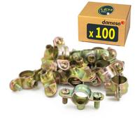 Lot de 100 - Collier de serrage simple pour tube Ø14 - fixation Atlas plomberie