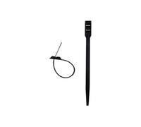 Zenitech - Colliers de câblage - Lot de 100 - 6 x 175 mm - Noir