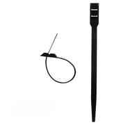 Lot de 100 colliers de câblage 6x 175mm - Noir - Zenitech