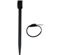 Lot de 100 colliers de câblage 6x114mm - Noir - Zenitech