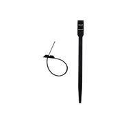 Zenitech Colliers de câblage 9 x 180 mm – Lot de 100 – Noir