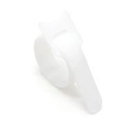 Lot de 100 colliers de serrage amovibles en plastique réutilisables, sangles de 150, 200, 250, 300 mm, en nylon, bandages à fermeture éclair(White,200mm)