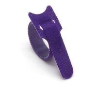 Lot de 100 colliers de serrage amovibles en plastique réutilisables, sangles de 150, 200, 250, 300 mm, en nylon, bandages à fermeture éclair(Purple,300mm)