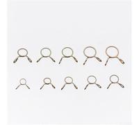 Lot de 100 colliers de serrage de qualité professionnelle conçus pour fonctionner avec une variété de types de tubes