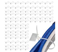 Lot de 100 colliers de serrage fins | colliers de serrage autobloquants pour la gestion des câbles adaptés pour atelier de travail jardin intérieur extérieur