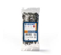 Lot de 100 colliers de serrage noirs en plastique - Colliers de serrage professionnels 3,6 x 140 mm, Nylon 6.6, haute résistance à la rupture