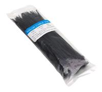 Lot de 100 colliers de serrage nylon P2R Rilsan 2,6x200 mm Noir