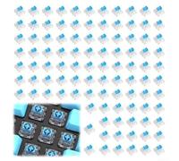 Lot de 100 commutateurs tactiles pour clavier mécanique à 3 broches pré-lubrifiés pour un actionnement constant et une meilleure expérience de frappe