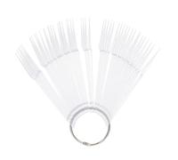 Lot de 100 compartiments pour échantillons d'ongles - Affichage transparent - Pour salons de manucure et bricolage - Facile pour le choix des couleurs