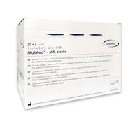 Lot de 100 compresses stériles 5 x 5 cm - 12 couches de gaze non pelucheuses - Stériles et non adhésives pour pansement et soins