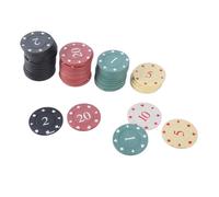Lot de 100 compteurs de jetons de casinos pour l'enseignement des jetons