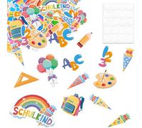 Lot de 100 confettis décoratifs multicolores pour écolier 2025, décoration de table ABC 123, pour la rentrée scolaire, la rentrée scolaire