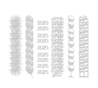 Lot de 100 confettis multifonctionnels pour le Nouvel An - Ajoute une atmosphère festive à toute célébration - Matériaux en papier robuste - Fournitures de Nouvel An