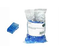 Lot de 100 connecteurs 8 Broches Cat 5E UTP non blindé RJ45 Bleu