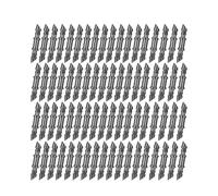 Lot de 100 connecteurs barbelés droits 6,35 mm pour arrosage de jardin