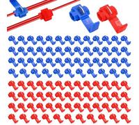 Lot de 100 Connecteurs de Câbles de Voiture,Fusible à Fiche Plate Raccords Auto-Dénudants,Câble de Voleur de Câble, Connecteur de Câble de Connecteur de Pince de Dérivation Rapide