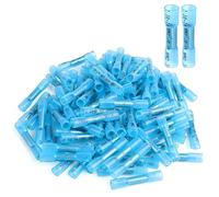 Lot de 100 connecteurs thermorétractables isolés à presser pour une fusion stable de fils dans des situations difficiles Connecteurs de câbles permanents