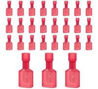 Lot de 100 cosses de câble isolées, connecteurs en nylon Bolatus 22-16 AWG, connecteurs plats pour voiture, connecteurs électriques