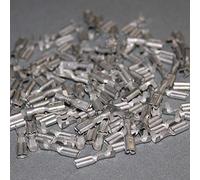 Lot de 100 cosses de câble plates non isolées 2,8 mm