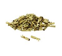 Lot de 100 cosses pour câble électrique laiton non isolée cylindre femelle P2R