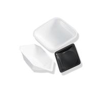 Lot de 100 coupelles de pesée en plastique for balances de laboratoire (7/100/250 ml) for échantillons liquides et solides(Black,7ml)