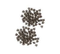 Lot de 100 coupelles d'élevage de reines en plastique, idéales pour l'apiculture, résistantes et non toxiques, sans danger pour les cadres de ruche. (Gris)