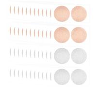 Lot de 100 coussinets de tétons invisibles pour homme, cache-tétons, cache-tétons, contraception des frottements, cache-tétons pour la course, le sport et le marathon (chair et blanc)