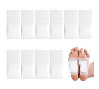 Lot de 100 coussinets nettoyants naturels pour les pieds, 4, 7 x 3, 9 pouces, tampons de soins des pieds à base plantes pour une utilisation nocturne et anti-stress pour un usage quotidien
