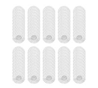 Lot de 100 couvercles universels pour détecteurs de fumée de 10 cm ou 16 cm de diamètre - Adaptés à la plupart des modèles - Idéal pour les équipes de gestion immobilière