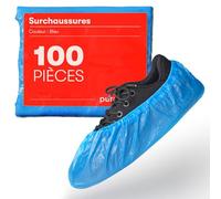 Lot de 100 couvre-chaussures, jetables, pratiques, robustes, pour l'hygiène et la protection, parfaits pour la maison, la clinique, le laboratoire et l'artisanat