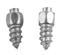 Lot de 100 crampons à neige pour pneus de voitures et motos - 9 mm - En acier pour une performance fiable