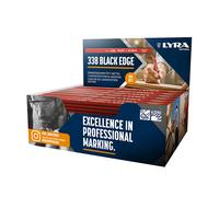 Lot de 100 Crayons de charpentier universel 18cm 338 PROFI HB LYRA