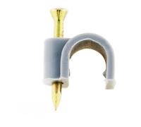 Lot de 100 crochets de fixation Ø8mm - Gris - Zenitech