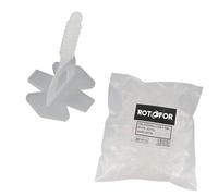 Lot de 100 croisillons HI-FIX auto-nivelant pour carreaux de 2 à 20 mm - pro carrelage - 3 mm