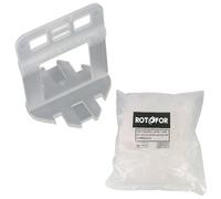 Lot de 100 croisillons XL auto-nivelants pour carreaux de 12 à 22 mm - pro carrelage - 1 mm