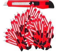 Lot de 100 Cutters orange et noir Lames sécables 9 mm Découpe Bricolage travaux