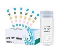 Lot de 100 de test spa 7-en-1 pour analyse du chlore et du pH