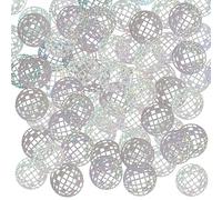 Lot de 100 décorations à paillettes - Décoration de table d'anniversaire - Décoration de fête des années 80 pour boule disco - Accessoires de danse - Paillettes - Décoration de fête disco - Kit de