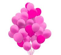 Lot de 100 décorations de fête d'anniversaire avec bannière de ballons « Happy Birthday » or rose et confettis et ballons en latex en forme de cœur pour fête prénatale