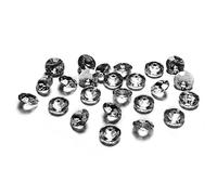 Lot de 100 diamants en acrylique Ø 1,2 cm - Gris Cristal Diamant Décoration de table