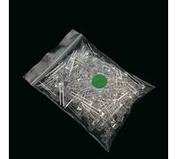 Lot de 100 diodes LED 3 mm Blanc Vert Rouge Bleu Jaune Orange Rose Violet Blanc chaud Tête ronde Diode électroluminescente DIY (100 pièces blanc-vert)