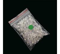 Lot de 100 diodes LED 3 mm Blanc Vert Rouge Bleu Jaune Orange Rose Violet Blanc chaud Tête ronde Diode électroluminescente DIY (100 pièces Vert brouillard)